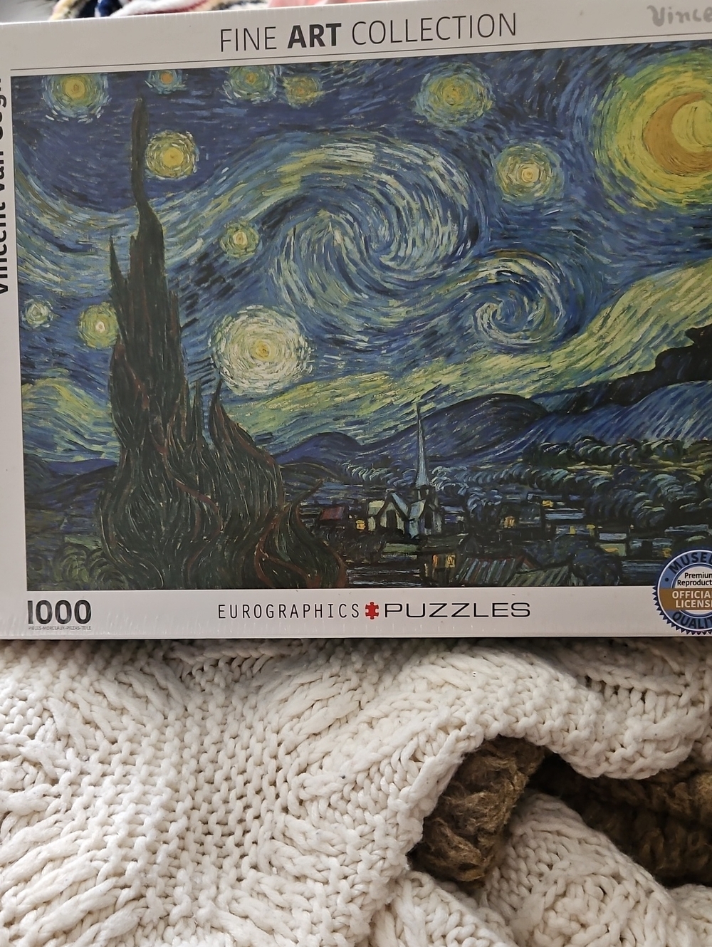 Eurographics The Starry Night Vincent van Gogh FineArt Jigsaw Puzzle 1000 Pieces